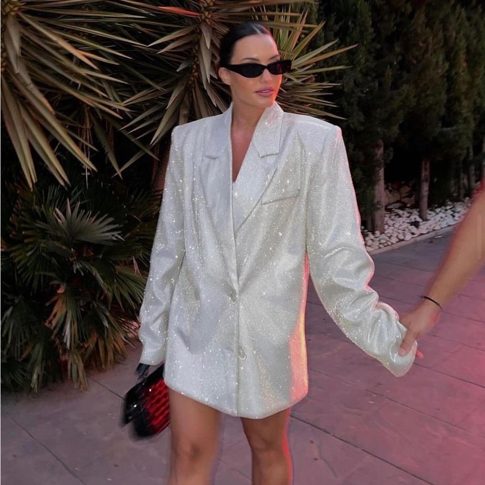 Gold Glitter Blazer